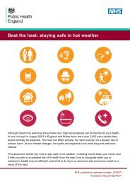 Beat the heat staying safe in hot weather