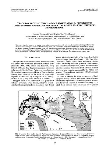Cremaschi und Van Vliet-LanoÃ« - 1990 - Traces of frost activity and ice segregation in Pl