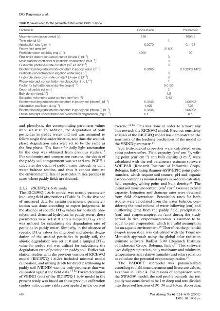 Karpouzas et al. - 2006 - Pesticide exposure assessment in rice paddies in E