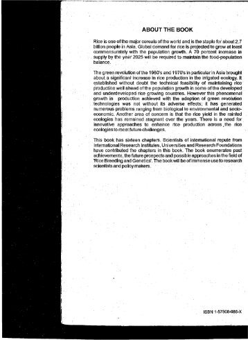 Nanda - 2001 - Rice breeding and genetics research priorities an