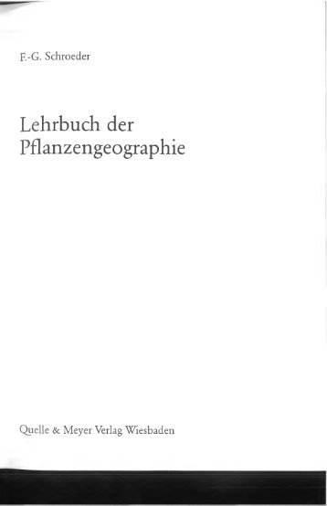 Schroeder - 1998 - Lehrbuch der Pflanzengeographie