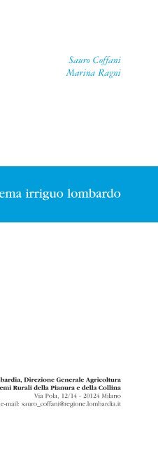 Tagliaferri und Merlo - L'acqua, una risorsa per il sistema agricolo lomba