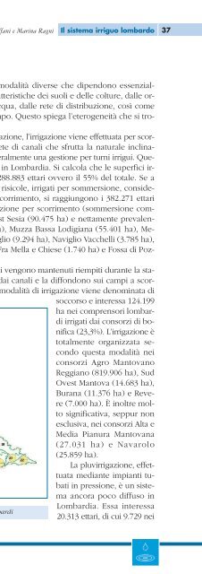 Tagliaferri und Merlo - L'acqua, una risorsa per il sistema agricolo lomba