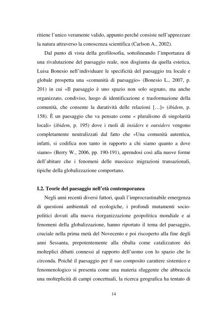 Vecchio - 2011 - Il paesaggio nell'era della globalizzazione