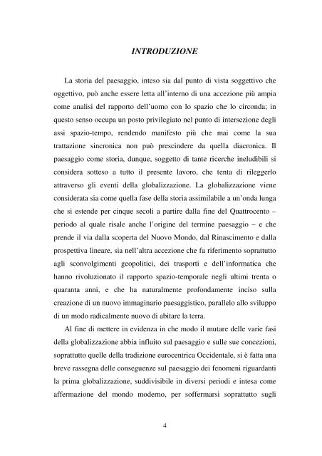 Vecchio - 2011 - Il paesaggio nell'era della globalizzazione