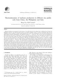 Yao und Conrad - 1999 - Thermodynamics of methane production in different 