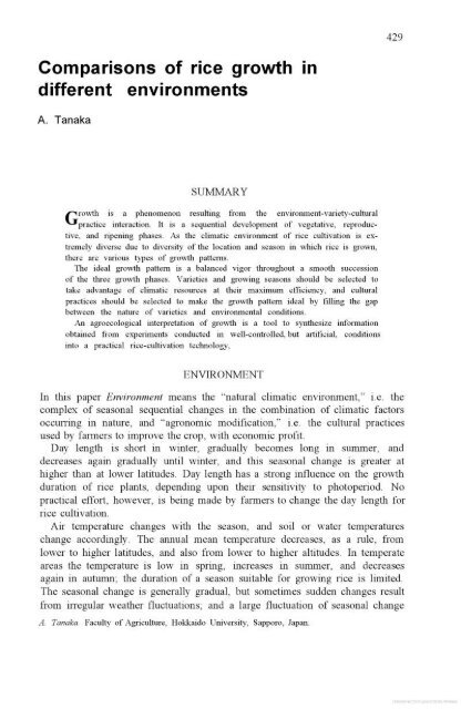 Vergara - 1976 - Physiological and morphological adaptability of ri