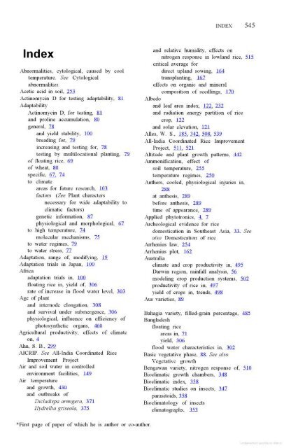 Vergara - 1976 - Physiological and morphological adaptability of ri