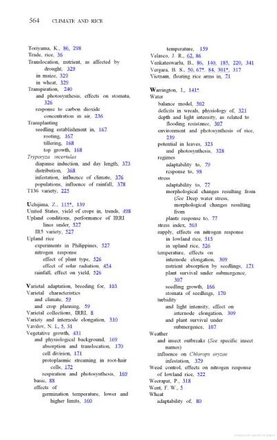 Vergara - 1976 - Physiological and morphological adaptability of ri