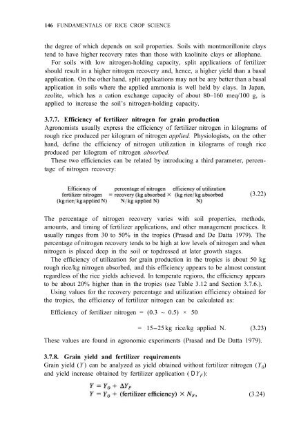 Yoshida - 1981 - Fundamentals of Rice Crop Science