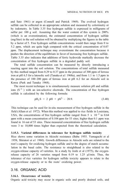 Yoshida - 1981 - Fundamentals of Rice Crop Science