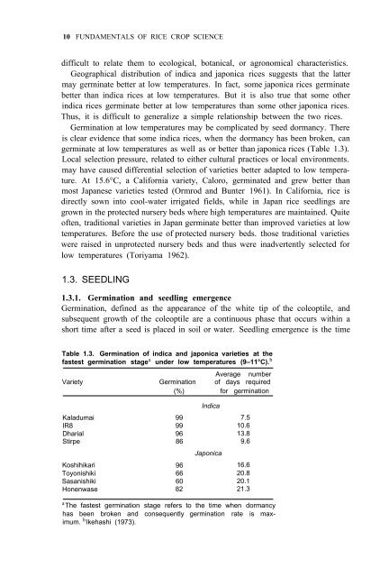 Yoshida - 1981 - Fundamentals of Rice Crop Science