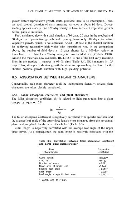 Yoshida - 1981 - Fundamentals of Rice Crop Science