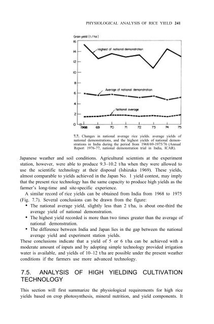 Yoshida - 1981 - Fundamentals of Rice Crop Science