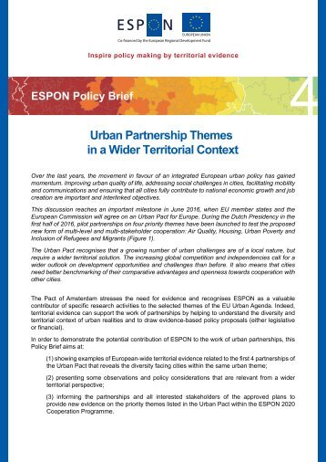 ESPON_policy_brief_Urban_partinerships