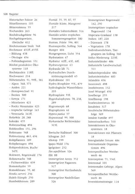 Walter und Breckle - 1999 - Vegetation und Klimazonen  GrundriÃŸ der globalen 