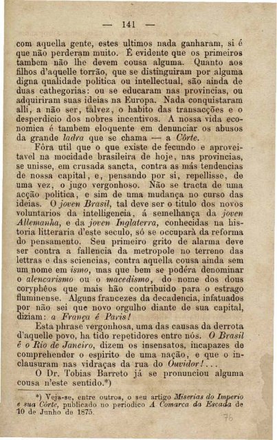 A Filosofia no Brasil Sílvio Romero