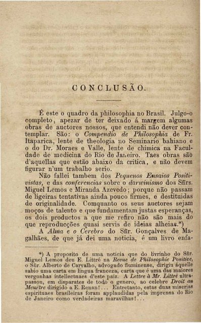 A Filosofia no Brasil Sílvio Romero