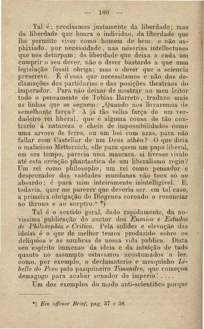 A Filosofia no Brasil Sílvio Romero