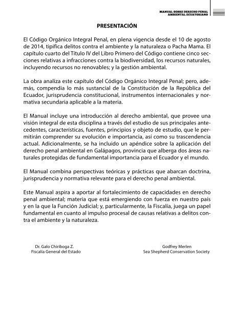 DERECHO PENAL AMBIENTAL ECUATORIANO