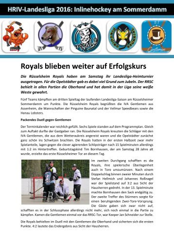 Royals_Landesliga_Spielberichte