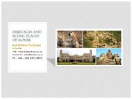 Heritages and Scenic Places of Alwar - HolidayKeys.co.uk