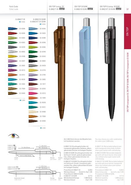 Werbeschreibgeräte, Werbekugelschreiber in allen Formen und Farben