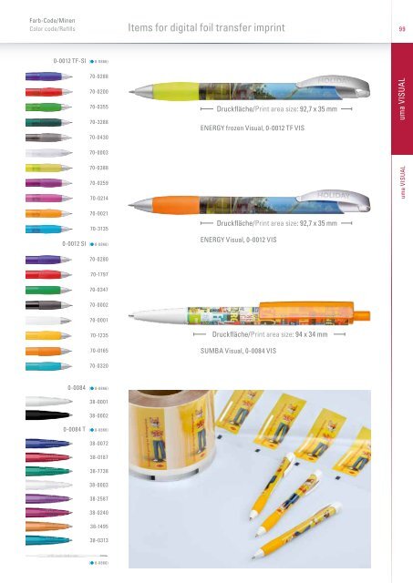 Werbeschreibgeräte, Werbekugelschreiber in allen Formen und Farben