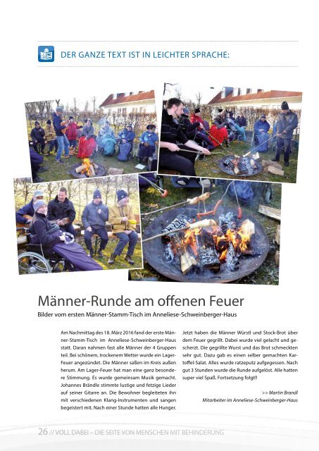 2016 Mai / Lebenshilfe Freising / Tausendfüßler-Magazin	