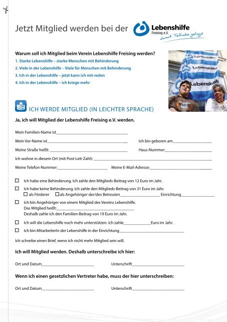 2016 Mai / Lebenshilfe Freising / Tausendfüßler-Magazin	