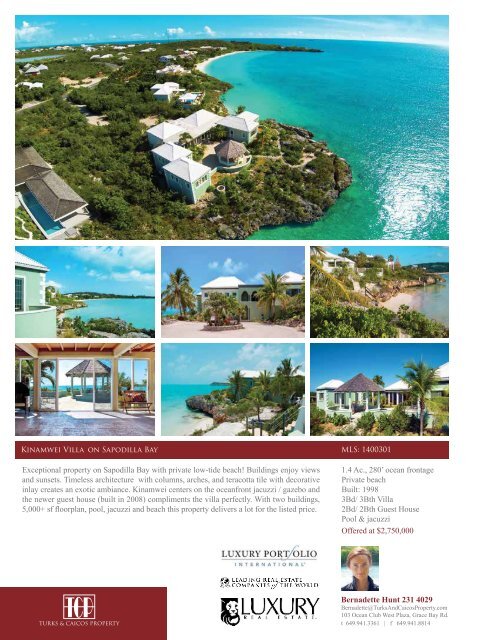 Turks & Caicos Islands Real Estate Summer-Fall 2016