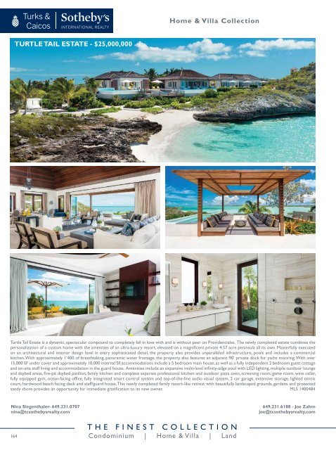 Turks & Caicos Islands Real Estate Summer-Fall 2016