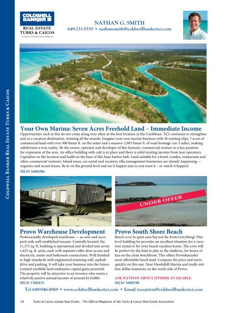 Turks & Caicos Islands Real Estate Summer-Fall 2016