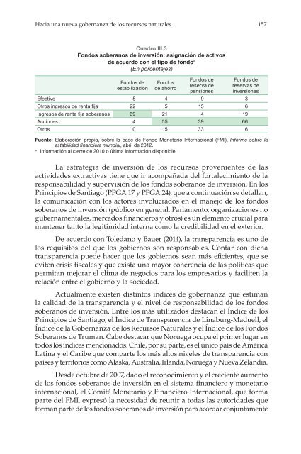 Hacia una nueva gobernanza de los recursos naturales en América Latina y el Caribe