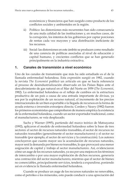 Hacia una nueva gobernanza de los recursos naturales en América Latina y el Caribe