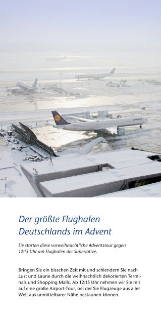 Wintertour Flyer 2012 | Fraport AG - Primus-Linie