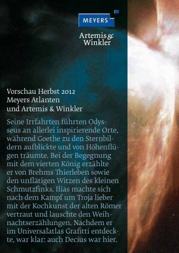 Vorschau auf Meyers Atlanten und die Sachbücher von - bei Meyers