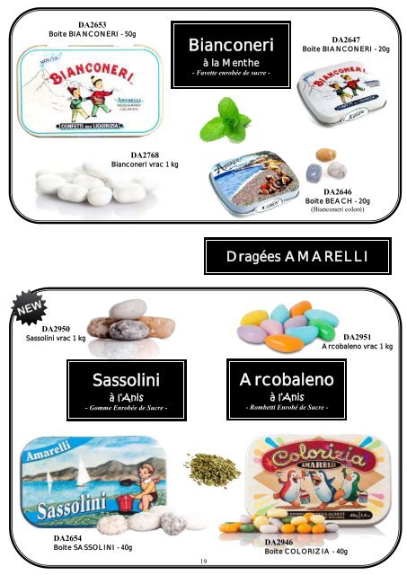 Reglisses et Pastilles d'Italie