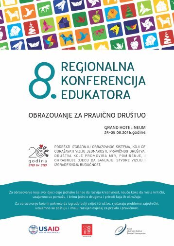 8. Regionalna konferencija edukatora/ica - Info brošura