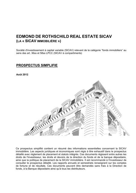 EDMOND DE ROTHSCHILD REAL ESTATE SICAV - FidFund