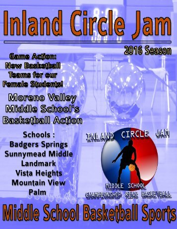 Inland Circle 2016 Basketball season Magazine