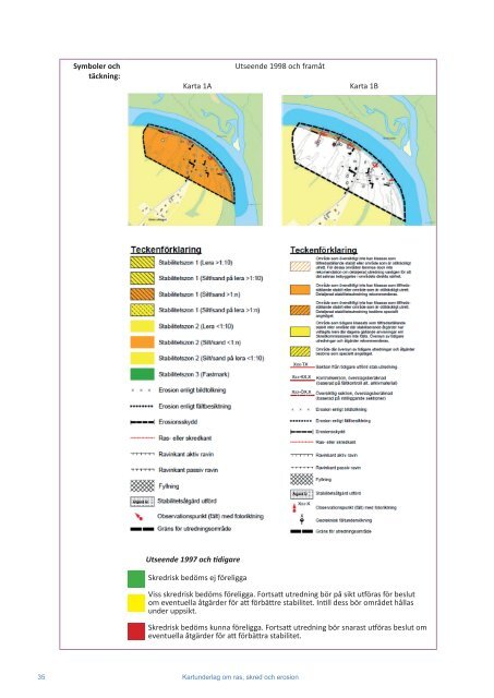 Kartunderlag om ras skred och erosion