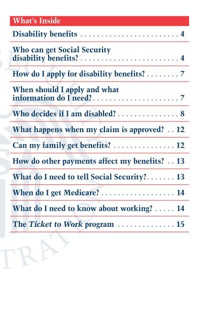 Disability Benefits