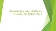Guide to the Child Status Protection Act (CSPA)