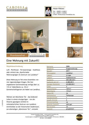 Loft-Penthouse-Wohnung mit Zukunft