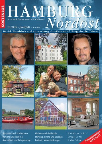 Hamburg Nordost Magazin Ausgabe 3.2016 Juni-Juli