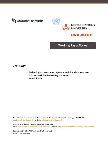 Working Paper Series