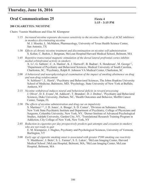 CPDD 78th Annual Scientific Meeting Program