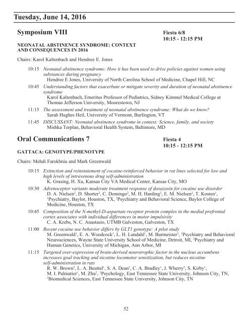 CPDD 78th Annual Scientific Meeting Program