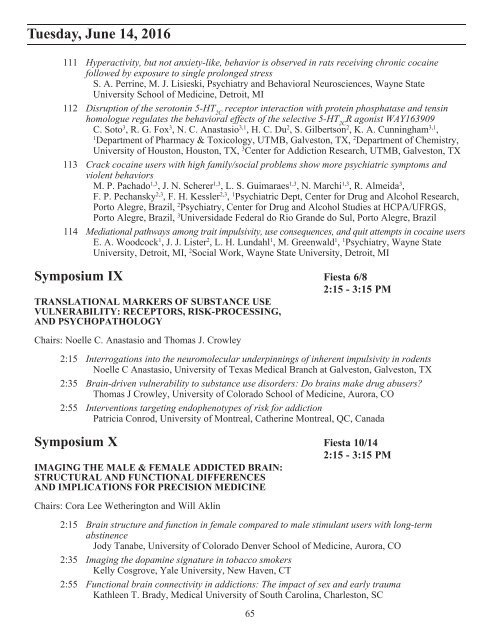 CPDD 78th Annual Scientific Meeting Program